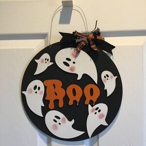 Halloween Wood Wreath